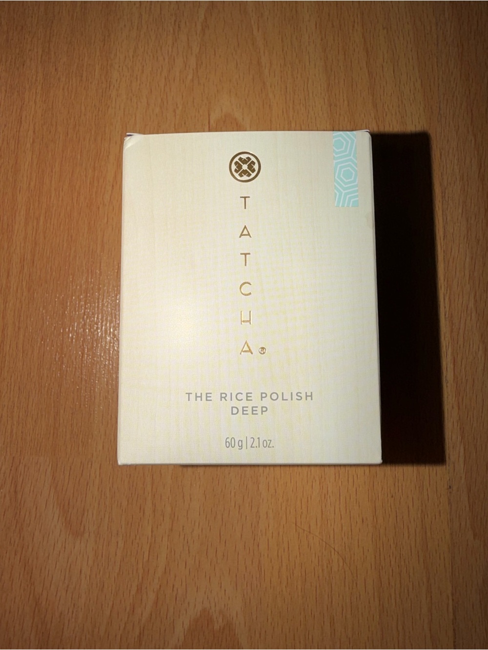 Tatcha The Rice Polish Deep - Cream with Light Blue Accent